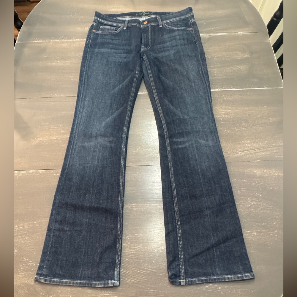 7 For All Mankind Flynt Women’s Dark Wash Bootcut Jeans Size 31